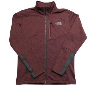 The north face full zip jacket Men’s size S Small Burgundy